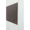 Pannello da Esterno in Vetroresina Bianco con Inserti Corten Noce