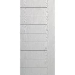 Pannello Esterno per Portone Blindato Bianco in Vetroresina Pantografato Elba