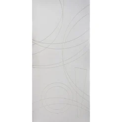 Pannello Pantografato Bianco per Porta Blindata da Esterno in Vetroresina Madrid