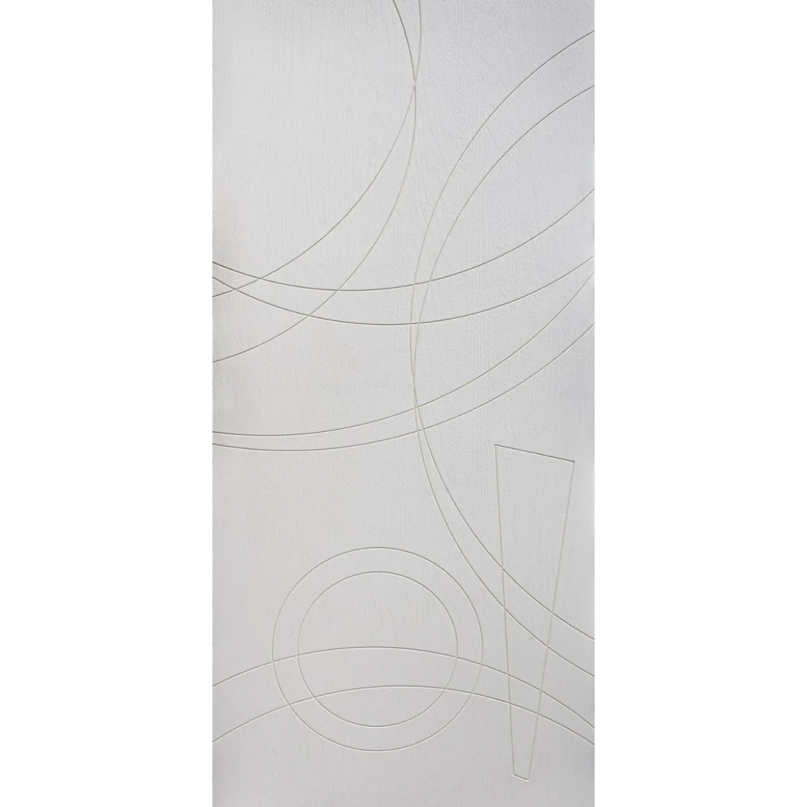 Pannello Pantografato Bianco per Porta Blindata da Esterno in Vetroresina Madrid