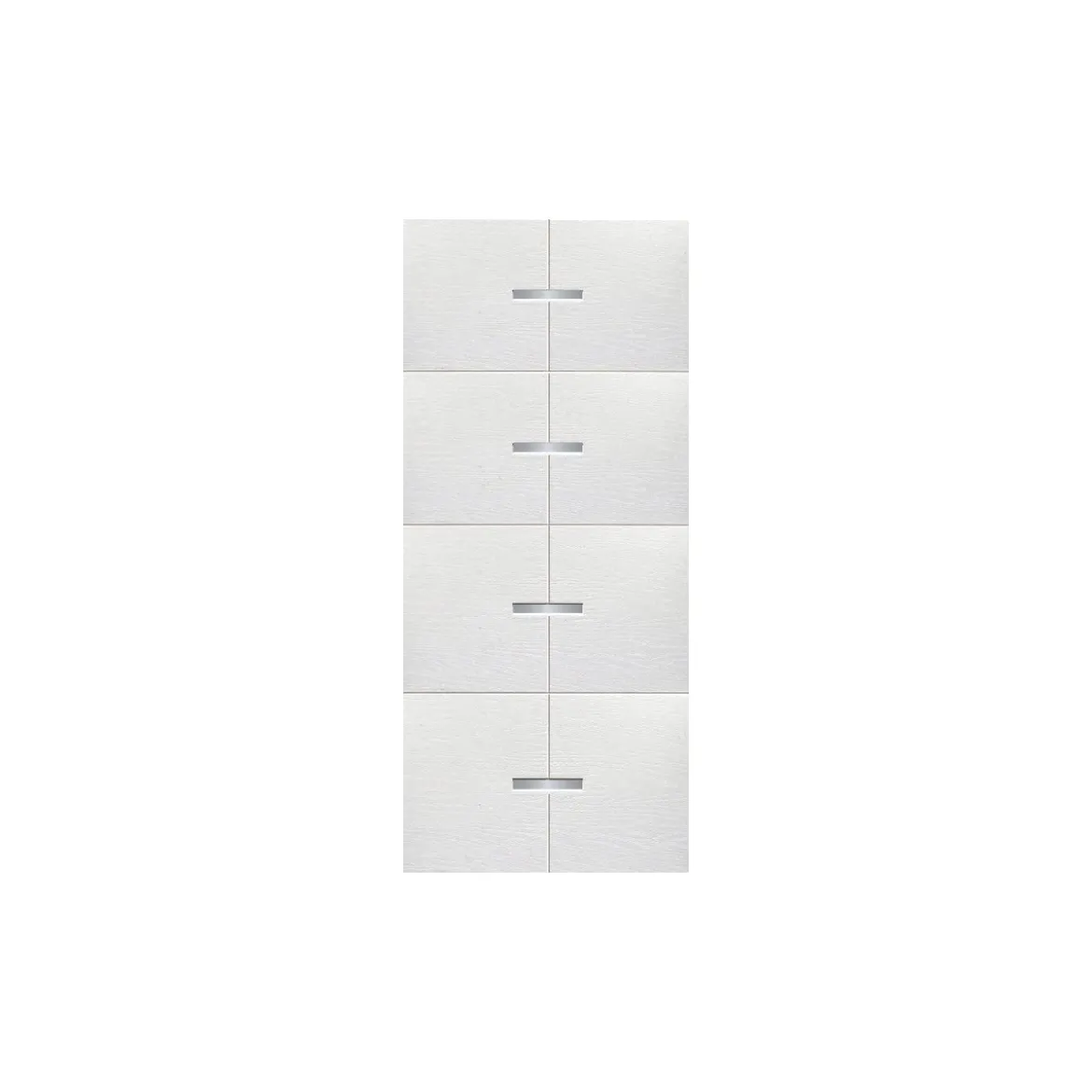 Pannello Pantografato con Inserti in Alluminio per Porta Blindata da Esterno