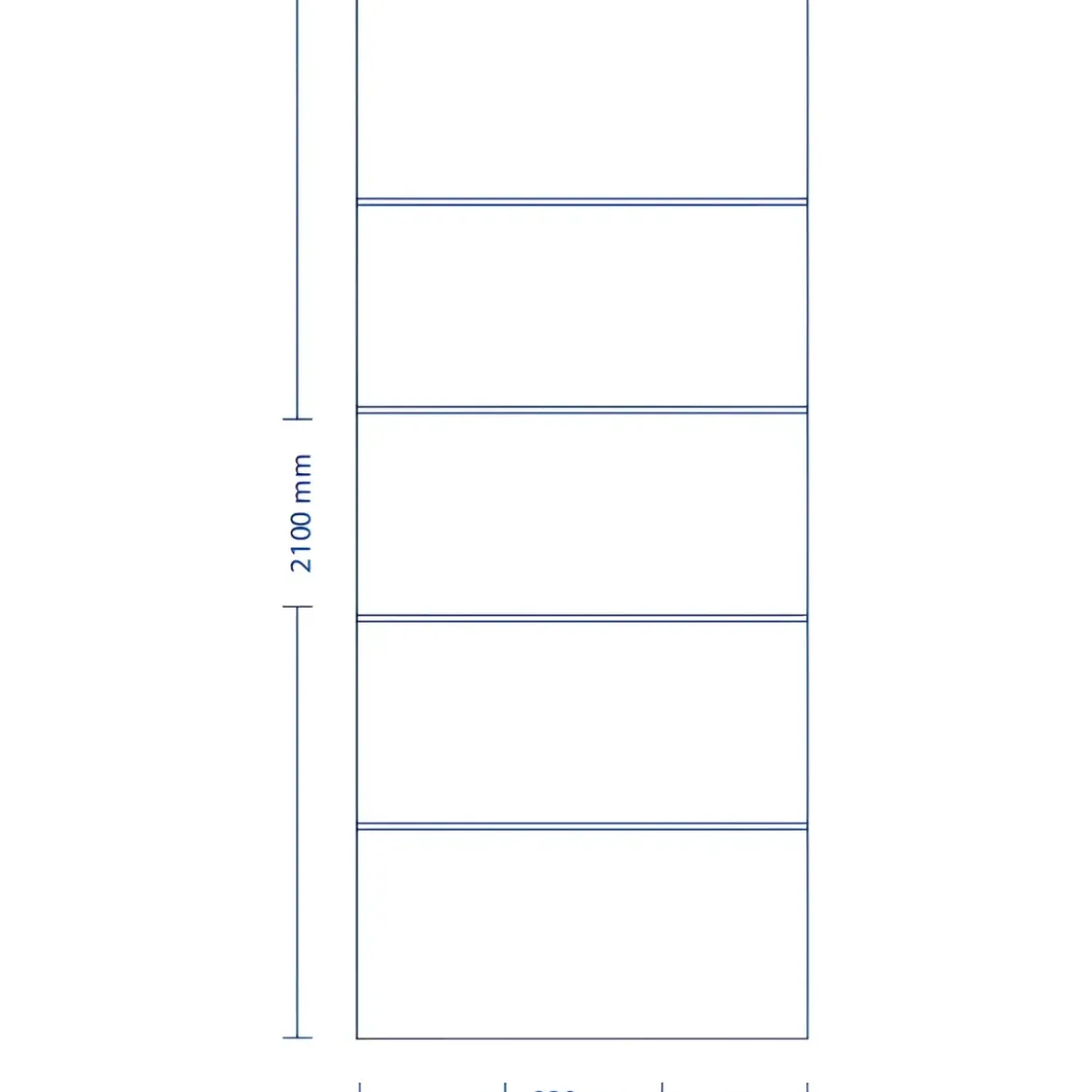 Pannello per Porta Blindata Alluminio Bianco con Incisioni 90x210 cm