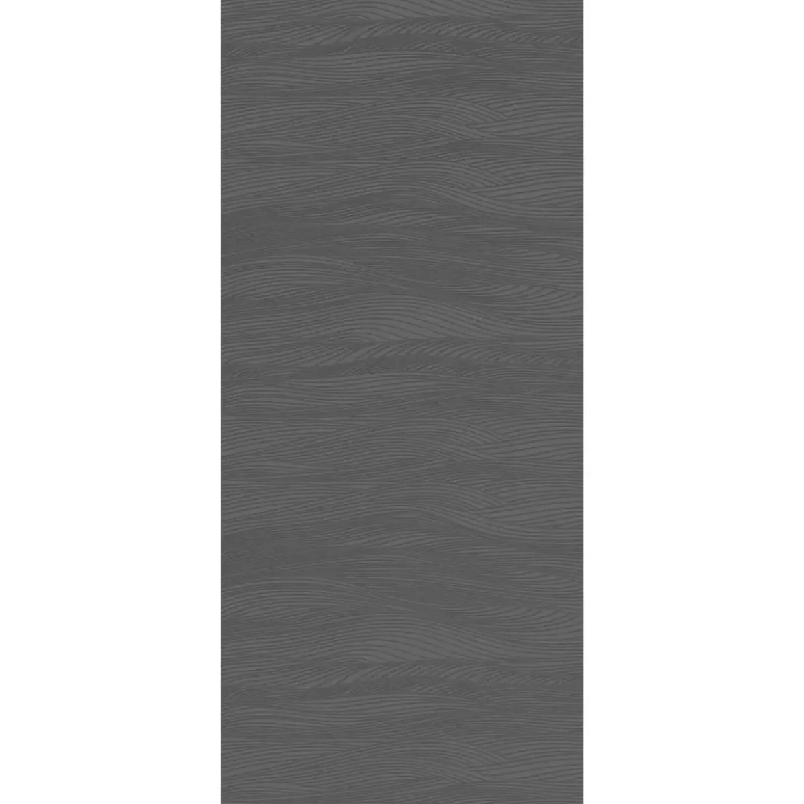 Pannello per Porta Blindata Alluminio Grigio Effetto Onde 90x210 cm