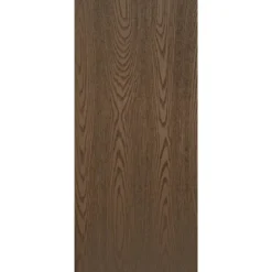 Pannello per Porta Blindata Alluminio Noce Venature Verticali 90x210 cm