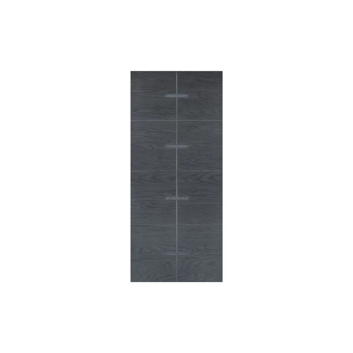 Pannello per Porta Blindata Moderno Inserti Alluminio Rivestimento per Esterno