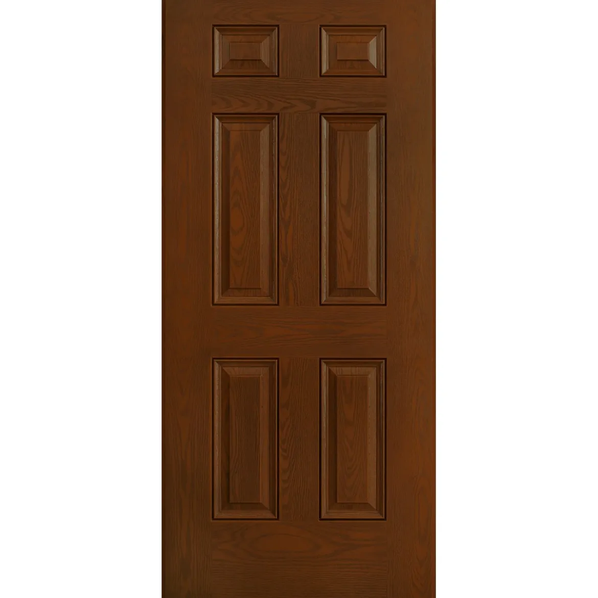 Pannello per Porta Blindata Spessore 6 mm Vetroresina da Esterno Noce 90x210