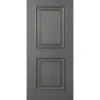 Pannello per Portoncino Blindato da Esterno Grigio 90x210 due Bugne Vetroresina