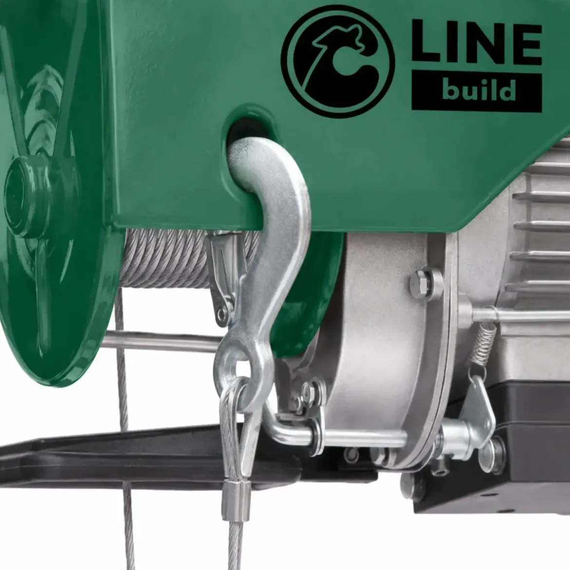 Paranco Elettrico 450W Portata 100/200kg a Fune Sollevamento 12m