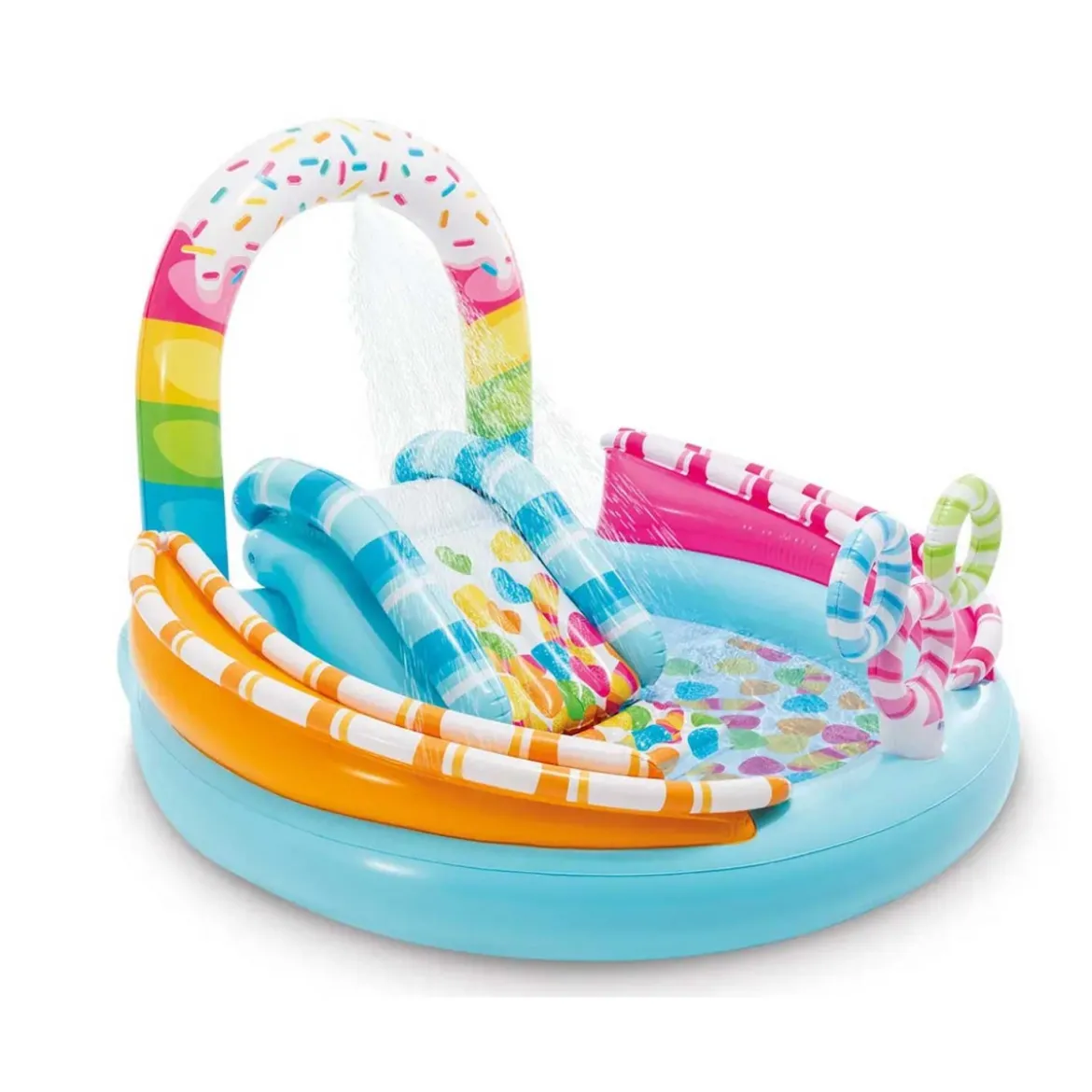 Parco Acquatico Colorato Gonfiabile Piscina con Palline per Bimbi Anelli