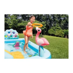 Parco Acquatico con Scivolo per Bambini Piscina Gonfiabile Giungla con Palline