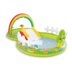 Parco Acquatico Gonfiabile Piscina con Scivolo per Bambini Intex da Giardino