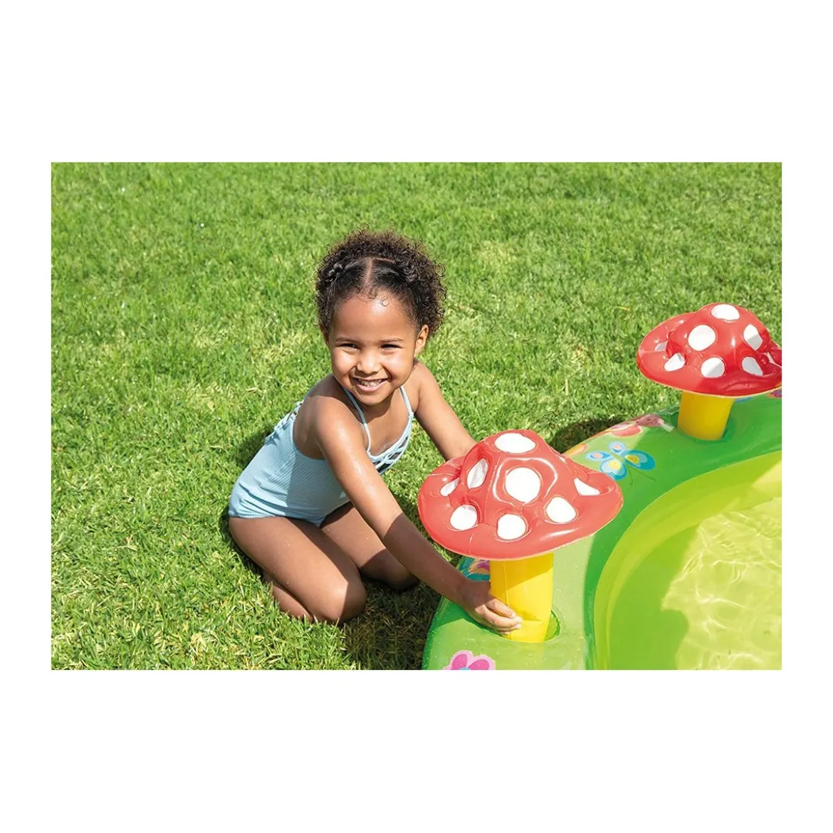 Parco Acquatico Gonfiabile Piscina con Scivolo per Bambini Intex da Giardino
