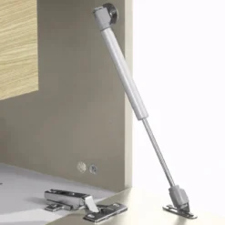 Parete Attrezzata Soggiorno 280 cm Porta TV Vetrina Legno Beige Rovere