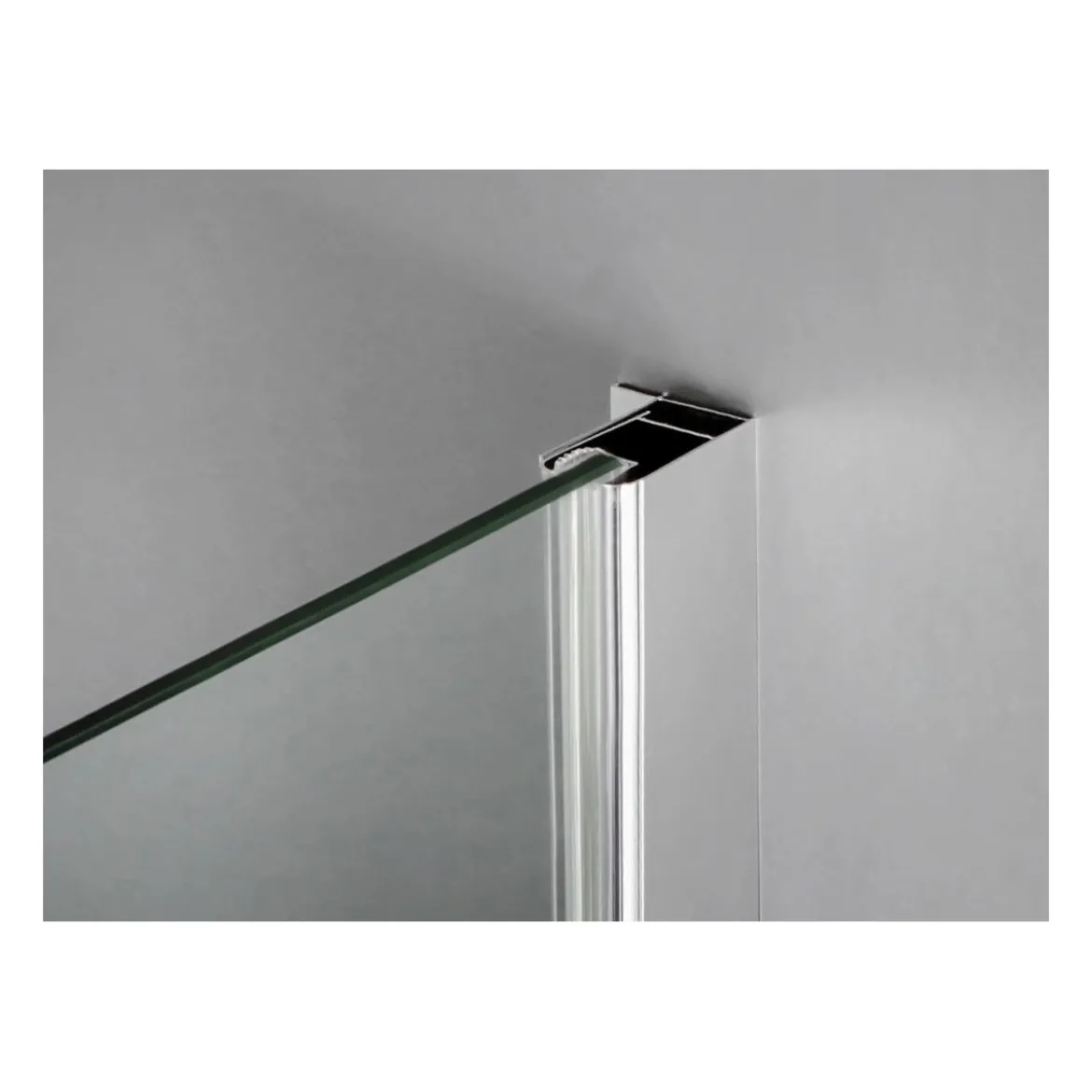 Parete Doccia Fissa 8 mm Walk In 80 90 100 110 120 Box Lato Anta Cristallo Vetro