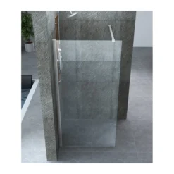 Parete Doccia Walk In 100 120 140 Box 8 mm 1 Lato Anta Fissa Vetro