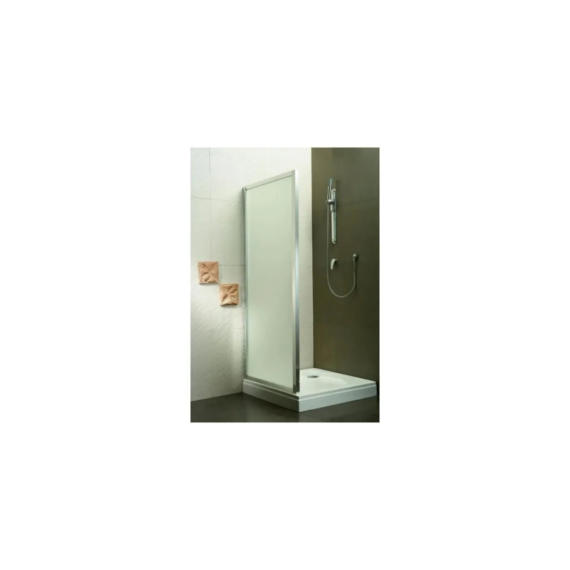 Parete Fissa Vetro Opaco da abbinare 60 70 90 100 120 Box Doccia 1 Lato