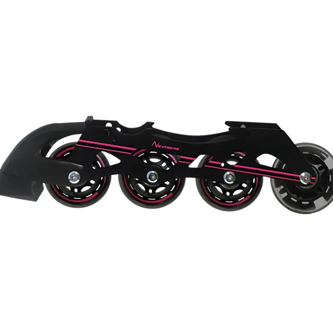 Pattini Bambini 2 in 1 M 34-37 Trasformabili a Rotelle in Linea Fucsia