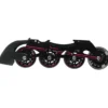 Pattini Bambini 2 in 1 S 30-33 Trasformabili a Rotelle in Linea Fucsia