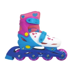 Pattini Easy Roller 31-34 Lunghezza Bambina Regolabile Allungabili In Linea
