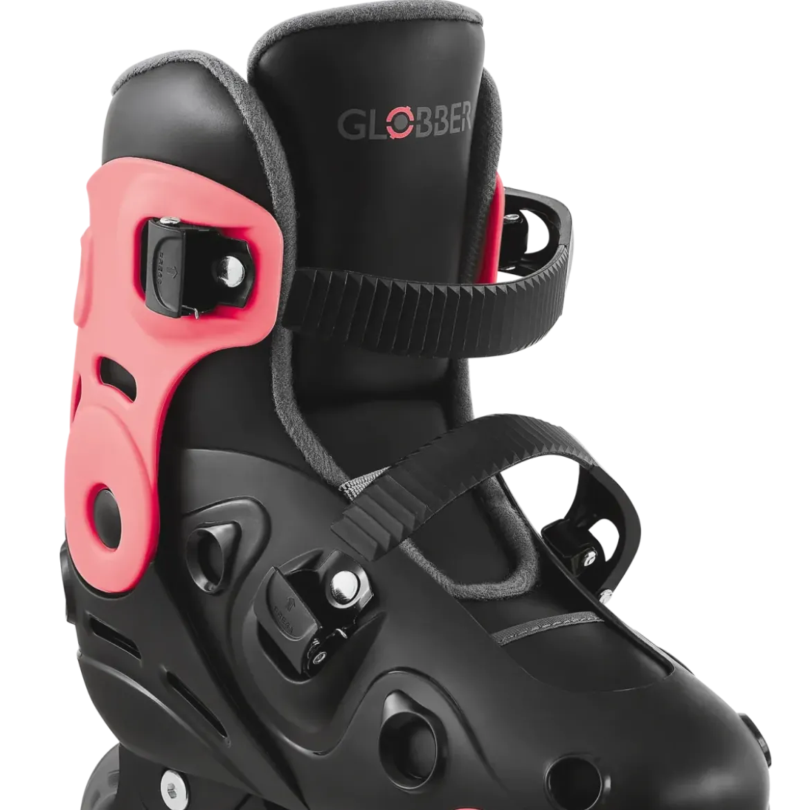 Pattini in Linea per Bambini Taglia 34-37 LED Freno Posteriore Rosa