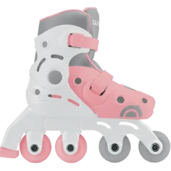 Pattini per Bambini 2 in 1 Regolabili Taglia 26–29 Rosa Pastello