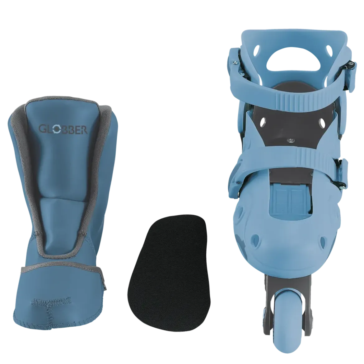 Pattini per Bambini 2 in 1 Regolabili Taglia 26–29 Celeste Pastello