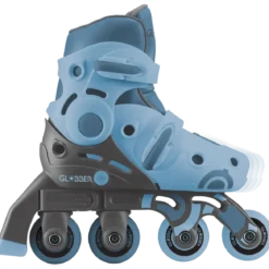 Pattini per Bambini 2 in 1 Regolabili Taglia 26–29 Celeste Pastello