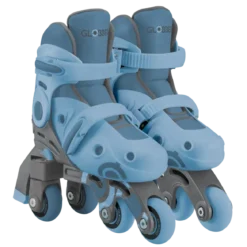 Pattini per Bambini 2 in 1 Regolabili Taglia 26–29 Celeste Pastello