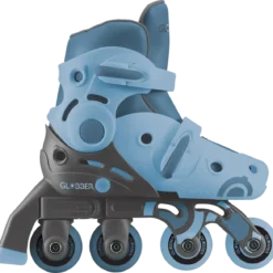 Pattini per Bambini 2 in 1 Regolabili Taglia 26–29 Celeste Pastello