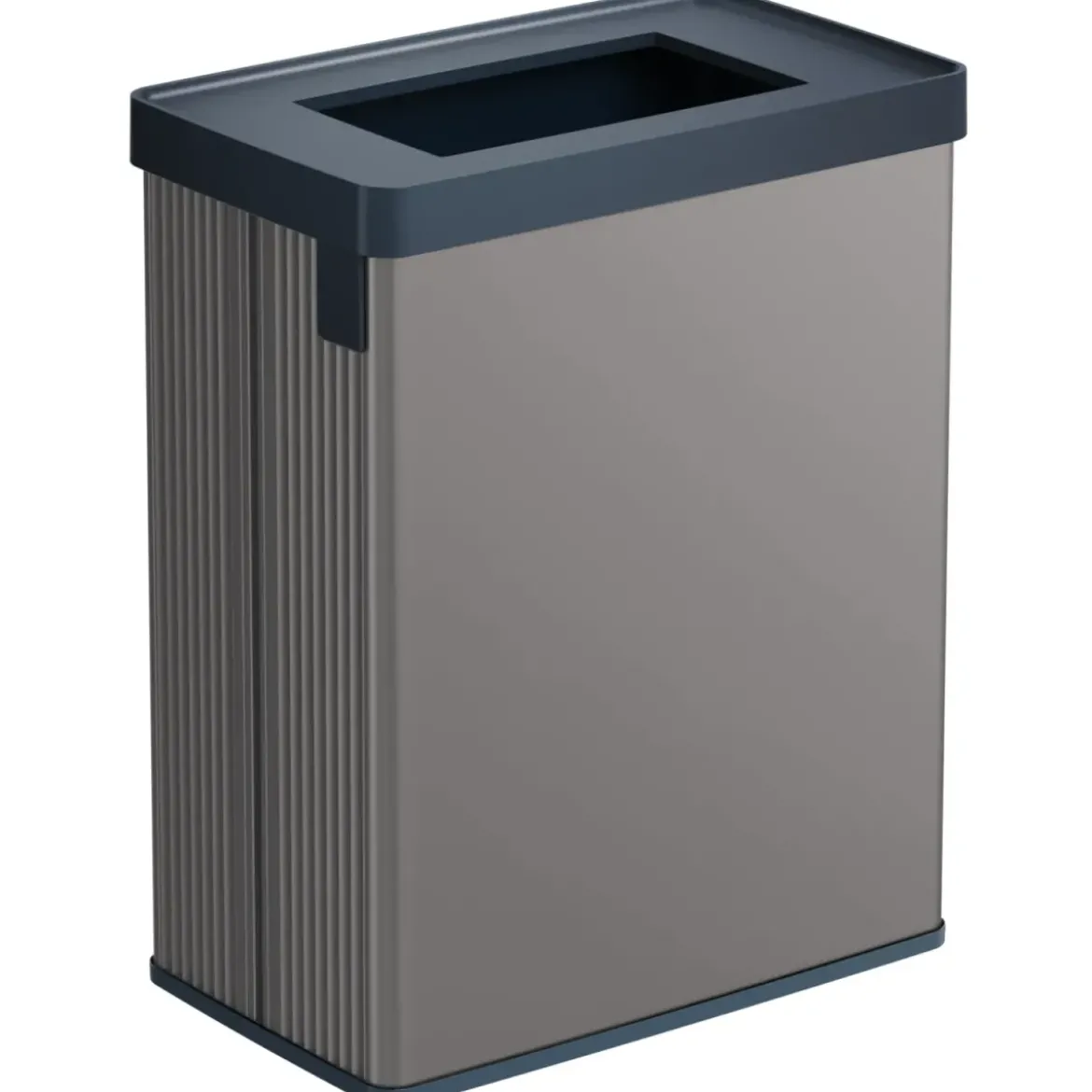 Pattumiera Keter 54L Grigio Perlato Differenziata Materiale Riciclato