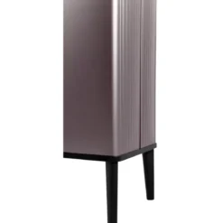 Pattumiera Keter 54L Rosa Perlato Apertura Push per Cucina con Gambe