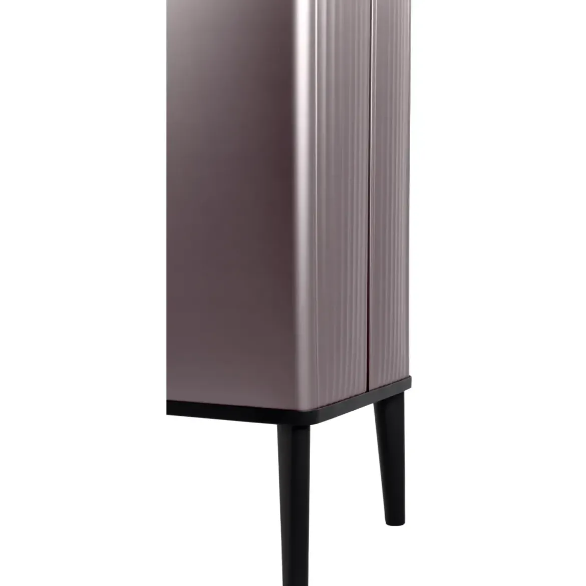 Pattumiera Keter 54L Rosa Perlato Apertura Push per Cucina con Gambe