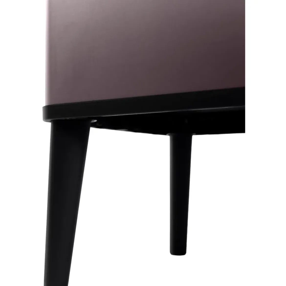 Pattumiera Keter 54L Rosa Perlato Apertura Push per Cucina con Gambe