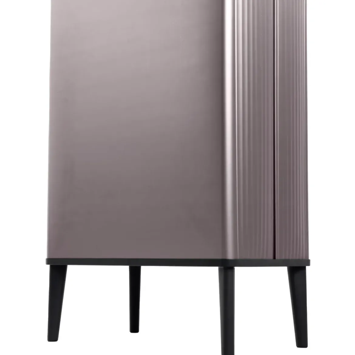 Pattumiera Keter 54L Rosa Perlato Apertura Push per Cucina con Gambe