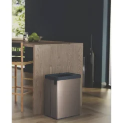 Pattumiera Keter 54L Rosa Perlato Differenziata Materiale Riciclato