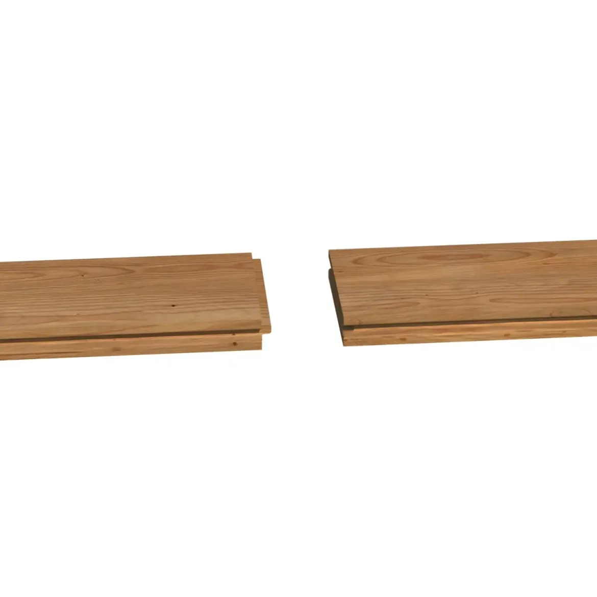 Pavimento per Casetta in Legno Impregnato da Giardino 358x296 cm