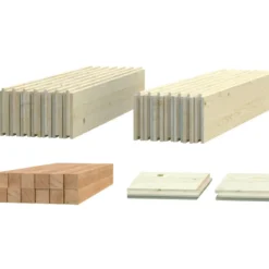Pavimento per Casetta in Legno da Giardino 380x320 cm