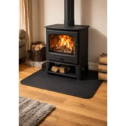 Pedana Salvapavimento per Stufa a Legna Pellet in Acciaio 70x60 cm