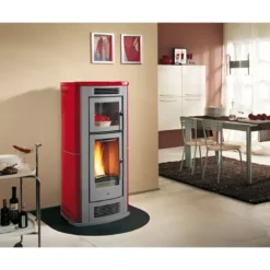 Pedana Salvapavimento per Stufa a Legna Pellet in Acciaio 90x80 cm