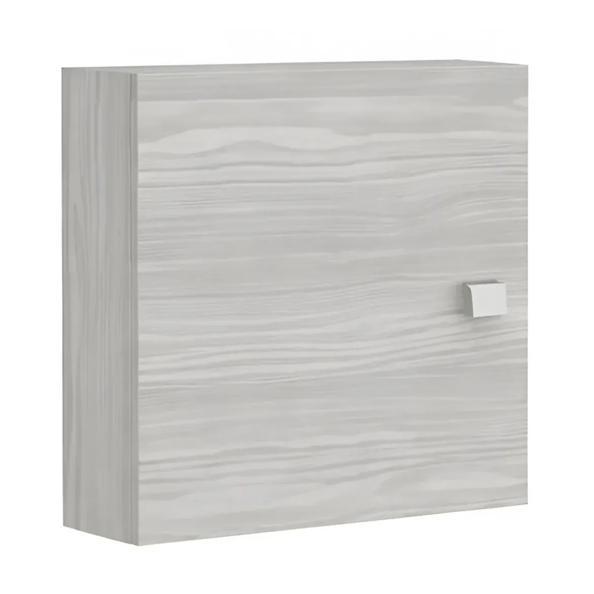 Pensile Bagno Sospeso Cubo 45x45 Rovere Grigio Reversibile Salvaspazio