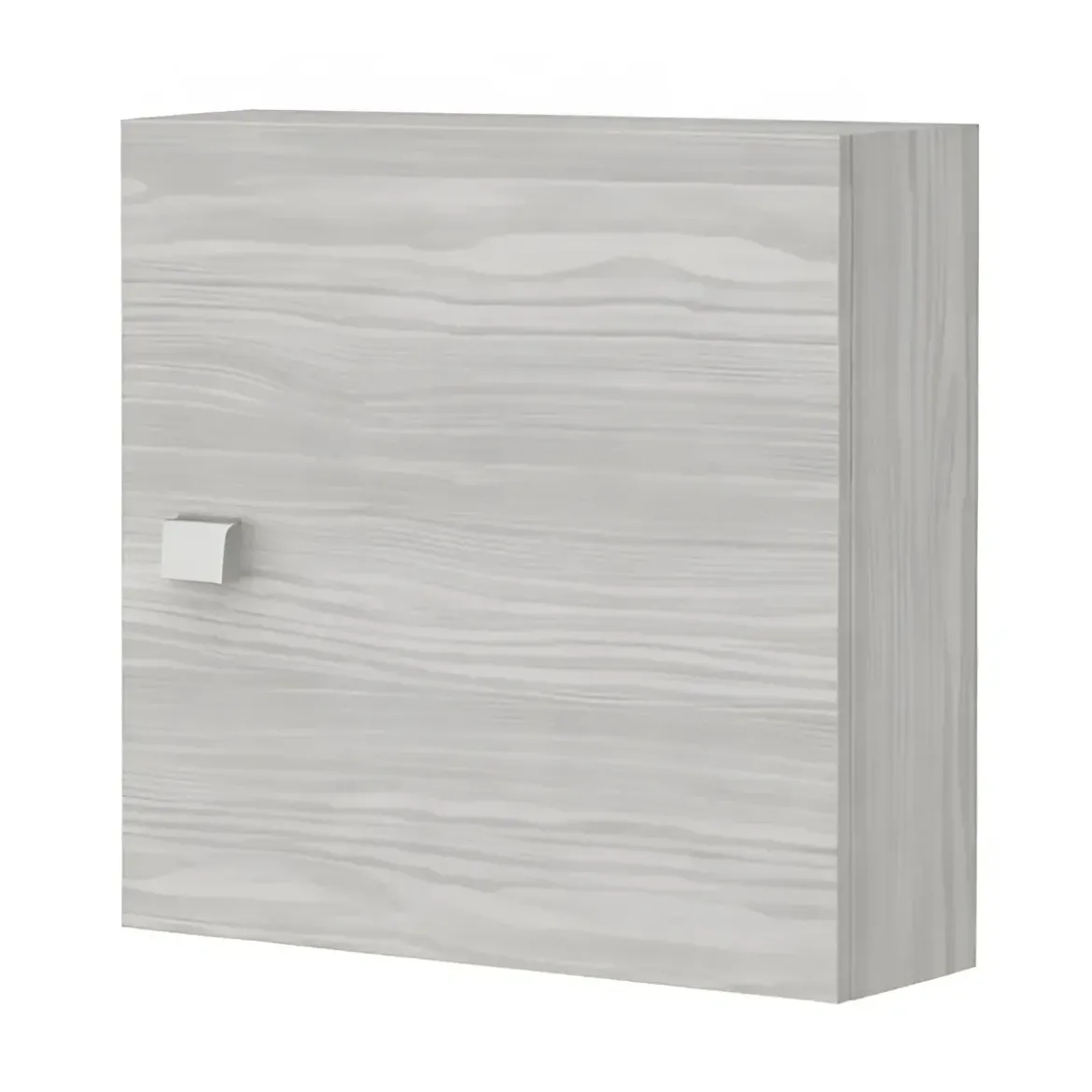 Pensile Bagno Sospeso Cubo 45x45 Rovere Grigio Reversibile Salvaspazio