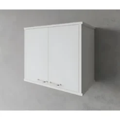 Pensile Lavanderia 60x34x52,5 cm PVC 1 Anta Bianco Bagno