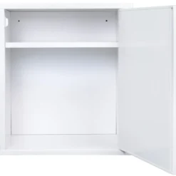 Pensile Lavanderia 46,5x34x52,5 cm PVC 1 Anta Bianco Salvaspazio