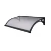 Pensilina con Led 150x100 in Policarbonato Alveolare Opaca Antipioggia