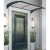 Pensilina in Alluminio 150x100 Policarbonato 3.6 mm Tettoia Moderna da Esterno