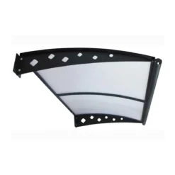 Pensilina in Alluminio 150x100 Policarbonato 3.6 mm Tettoia Moderna da Esterno