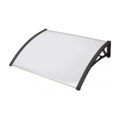 Pensilina in Policarbonato Alveolare Opaco 150x120 Antipioggia Portone