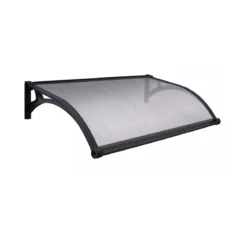 Pensilina in Policarbonato Alveolare 100x60 cm Copertura Antipioggia