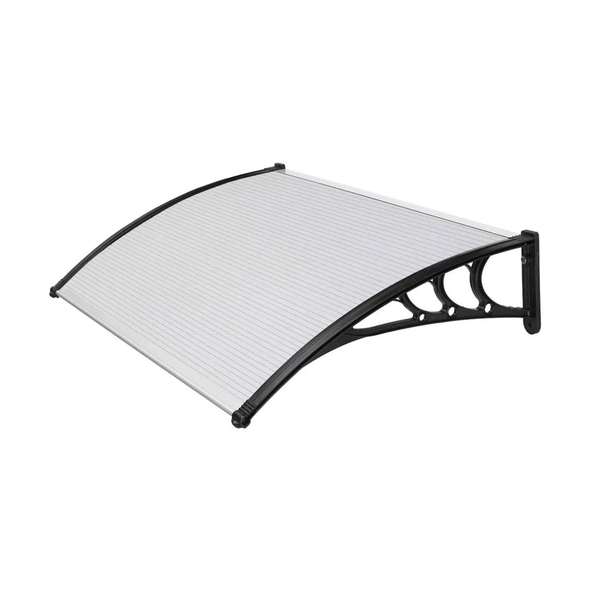 Pensilina Policarbonato 120x100 Alveolare Satinato Abs Tettoia Portone Modulare