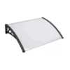 Pensilina 120x120 Alveolare Opaco in Policarbonato Copertura Antipioggia